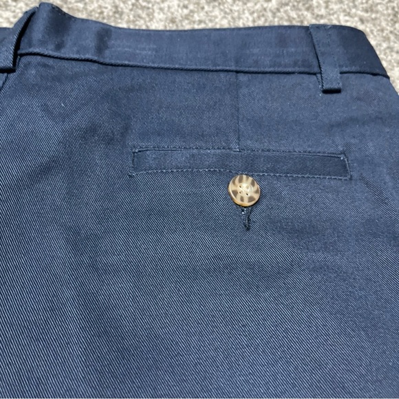 NEW DOCKERS NAVY BLUE BOYS SZ 33 HUSKY UNIFORM FLAT FRONT SHORTS Adjust - Picture 12 of 13